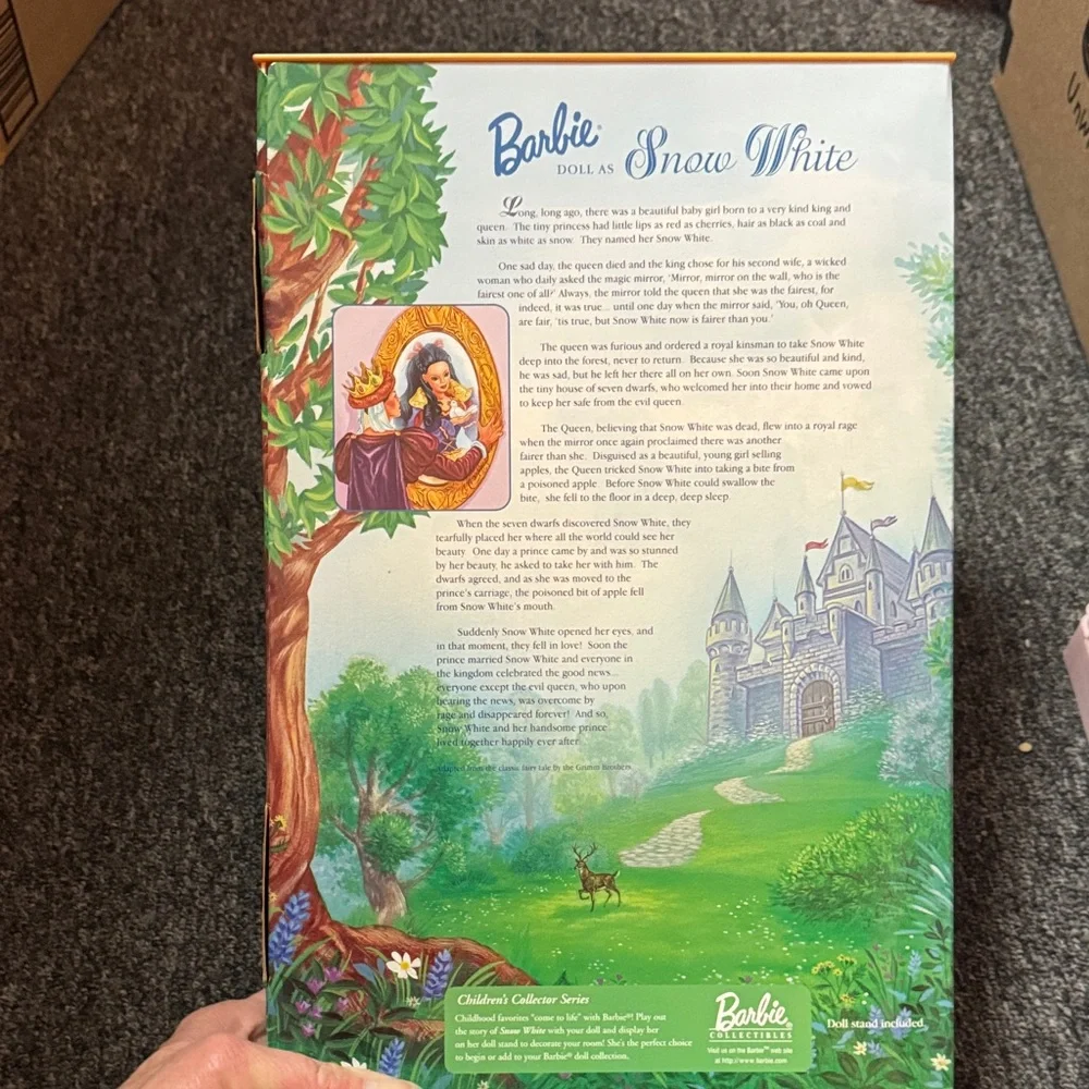 Barbie as Classic Snow White Vintage Mattel NEW Collector Edition doll 1998 - Picture 7 of 10
